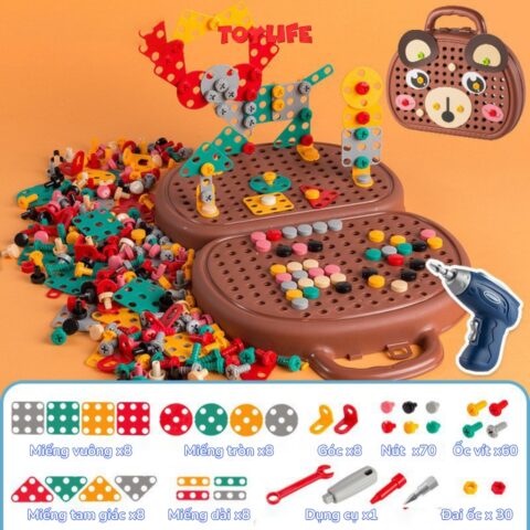 Đồ Chơi Vặn Ốc Vít - Khơi Dậy Kỹ Năng Kỹ Sư Nhí và Phát Triển Toàn Diện cho Trẻ