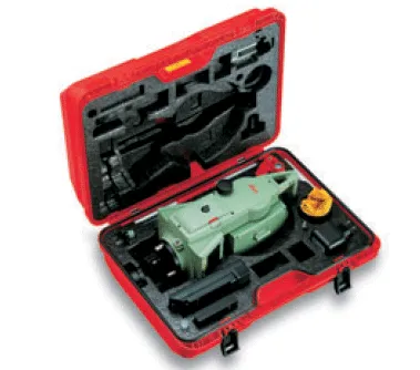 Vỏ đựng máy toàn đạc Leica TC407 chuyên dụng, bảo vệ thiết bị trong quá trình vận chuyển và lưu trữ, hỗ trợ cách sử dụng máy leica hiệu quả.