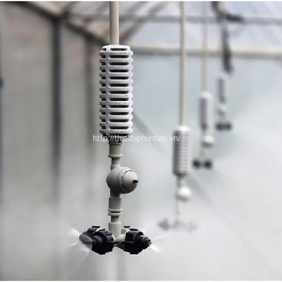 vòi phun sương CoolNet chuyên dụng cho hệ thống tưới tự động, tối ưu hóa độ ẩm