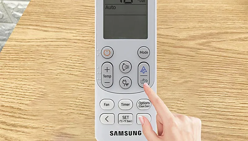 Nút Chế độ làm mát Wind-Free trên remote