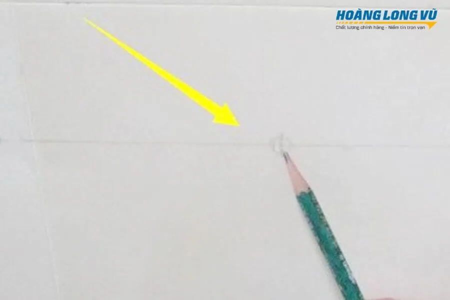 Đánh dấu vị trí cần khoan