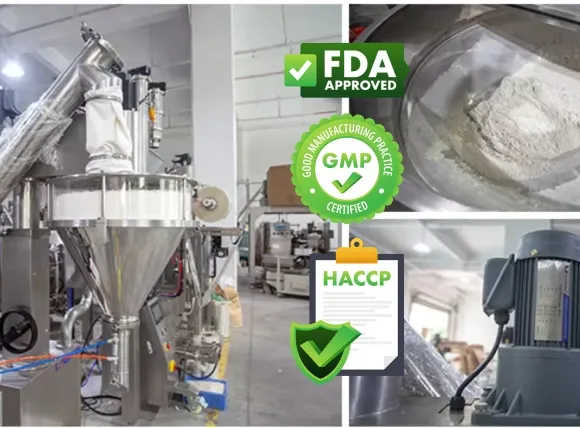 Hình ảnh minh họa các yêu cầu vệ sinh và an toàn thực phẩm trên máy cân định lượng trục vít, cho thấy bề mặt thép không gỉ và thiết kế dễ vệ sinh.