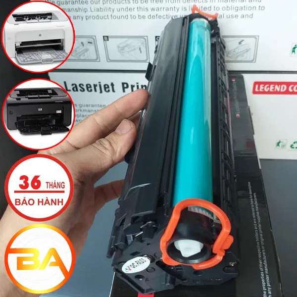 Hộp mực mới với các lớp seal và dây bảo vệ