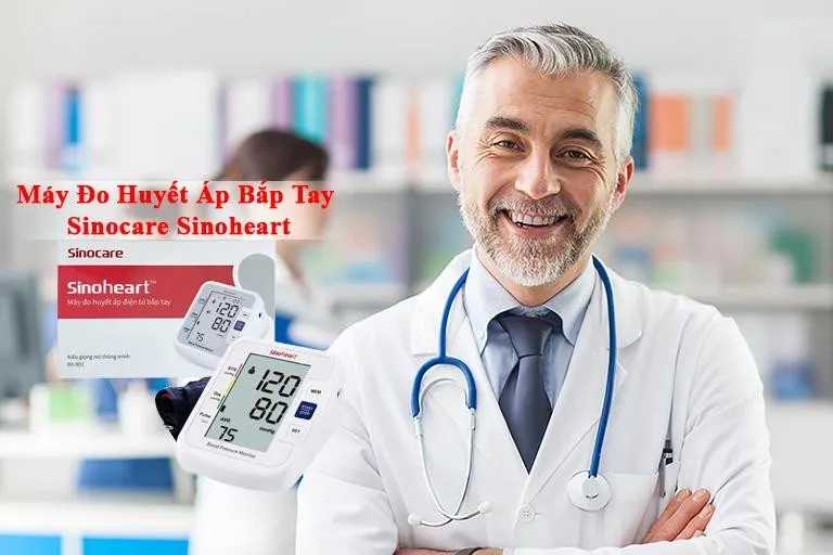 Máy đo huyết áp Sinoheart cung cấp kết quả nhanh chóng, chính xác và tiện lợi