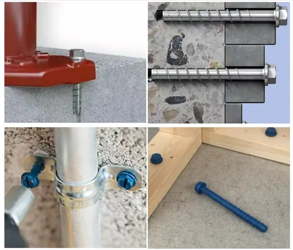 Ứng dụng vít tự khoan bê tông trên nhiều bề mặt vật liệu khác nhau như gỗ, tôn, nhôm, tường, bê tông